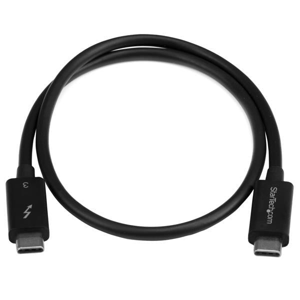 StarTech 0.5m Thunderbolt 3 (40Gbps) USB-C Cable - Thunderbolt, USB, and DisplayPort Compatible (TBLT34MM50CM) - V&L Canada