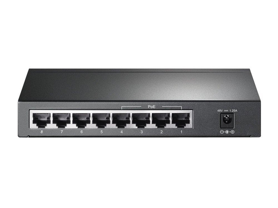 TP-Link TL-SG1008P 8-Port Giagbit PoE Switch, 4 POE ports, IEEE 802.3af, Max Output 53W - V&L Canada