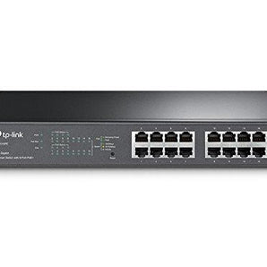 TP-LINK TL-SG1016PE network switch Managed Gigabit Ethernet (10/100/1000) Black Power over Ethernet (PoE)