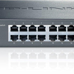 TP-LINK 24-Port Gigabit Desktop/Rackmount Switch Unmanaged network switch Gigabit Ethernet (10/100/1000) Grey (TL-SG1024D) - V&L Canada