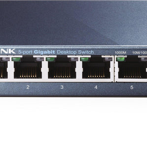 TP-Link TL-SG105 5-Port 10/100/1000Mbps Desktop Gigabit Steel Cased Switch, IEEE 802.1p QoS - V&L Canada