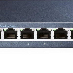 TP-Link TL-SG108 8-Port 10/100/1000Mbps Desktop Gigabit Steel Cased Switch, IEEE 802.1p QoS, - V&L Canada