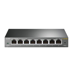 TP-Link TL-SG108E 8-Port Gigabit Easy Smart Switch with 8 10/100/1000 Mbps RJ45 Ports - V&L Canada