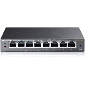 TP-LINK 8-Port Gigabit PoE Web Managed Easy Smart Switch with 4 PoE Ports (TL-SG108PE) - V&L Canada