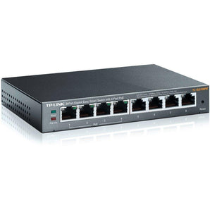 TP-LINK 8-Port Gigabit PoE Web Managed Easy Smart Switch with 4 PoE Ports (TL-SG108PE) - V&L Canada