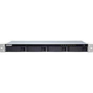 QNAP TS-431XeU 4-Bay NAS Server - 1U Rack-mountable, Annapurna Labs Alpine AL-314 Quad-Core 1.7GHz, 2GB DDR3 RAM, SATA 6Gb/s, 2x Ethernet 1000Base-T, 1x 10 Gigabit SFP+, 4x USB 3.0 - TS-431XeU-2G-US - V&L Canada