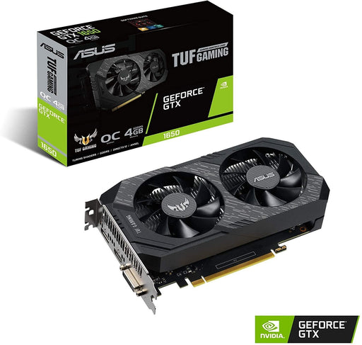 *OPEN BOX* ASUS TUF Gaming TUF-GTX1650-O4GD6-P-GAMING graphics card NVIDIA GeForce GTX 1650 4 GB GDDR6
