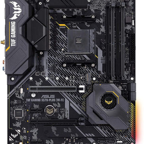 Asus AM4 TUF Gaming X570-Plus (Wi-Fi) ATX Motherboard with PCIe 4.0, Dual M.2, 12+2 with Dr. MOS Power Stage, HDMI, DP, SATA 6Gb/s, USB 3.2 Gen 2 and Aura Sync RGB Lighting