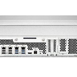 QNAP TVS-EC1680U-SAS-RP R2 NAS Rack (3U) Ethernet LAN Black (TVS-EC1680U-SAS-RP-16G-R2-US) - V&L Canada