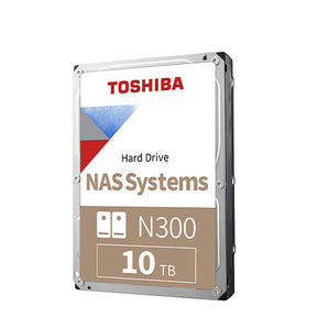 Toshiba N300 Series 10TB Internal NAS HDD SATA III 3.5″-HDWG11AXZSTA