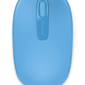 Microsoft Wireless Mobile Mouse 1850 - Mouse - optical - 3 buttons - wireless - 2.4 GHz - USB wireless receiver - cyan blue (U7Z-00056) - V&L Canada