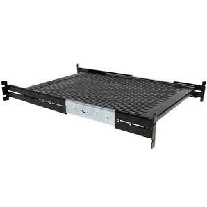 StarTech 2U Adjustable Mounting Depth Vented Sliding Rack Mount Shelf – 50lbs / 22.7kg (UNISLDSHF19) - V&L Canada