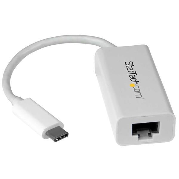 StarTech Accessory  USB-C to Gigabit Adapter USB 3.1 Generation 1 5Gbps White Retail (US1GC30W) - V&L Canada