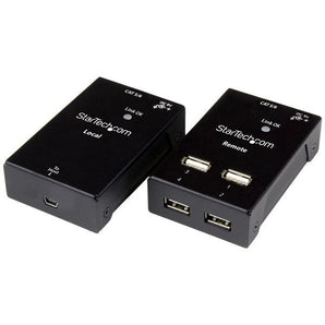 StarTech 4-Port USB 2.0-Over-Cat5-or-Cat6 Extender - 165ft (50m) (USB2004EXTV)