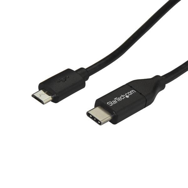 StarTech USB-C to Micro-B Cable - M/M - 2 m (6 ft.) - USB 2.0 (USB2CUB2M) - V&L Canada