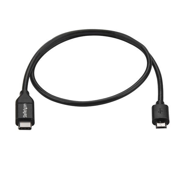 StarTech USB-C to Micro-B Cable - M/M - 0.5 m - USB 2.0 (USB2CUB50CM) - V&L Canada