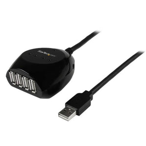 StarTech 15m USB 2.0 Active Cable with 4 Port Hub (USB2EXT4P15M) - V&L Canada