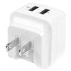 StarTech Dual-port USB wall charger - international travel - 17W/3.4A - white (USB2PACWH) - V&L Canada