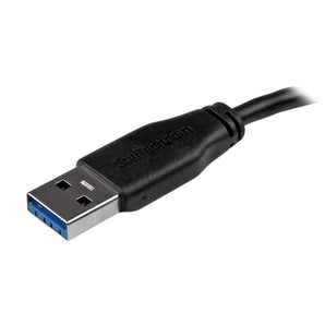 StarTech.com Slim Micro USB 3.0 Cable - M/M - 2m (6ft) (USB3AUB2MS)