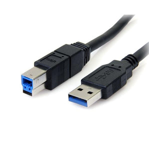 StarTech 10 ft Black SuperSpeed USB 3.0 Cable A to B - M/M (USB3SAB10BK) - V&L Canada