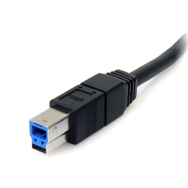 StarTech 10 ft Black SuperSpeed USB 3.0 Cable A to B - M/M (USB3SAB10BK) - V&L Canada