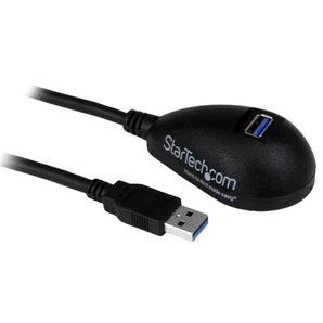 StarTech 5 ft Black Desktop SuperSpeed USB 3.0 Extension Cable - A to A M/F (USB3SEXT5DKB) - V&L Canada