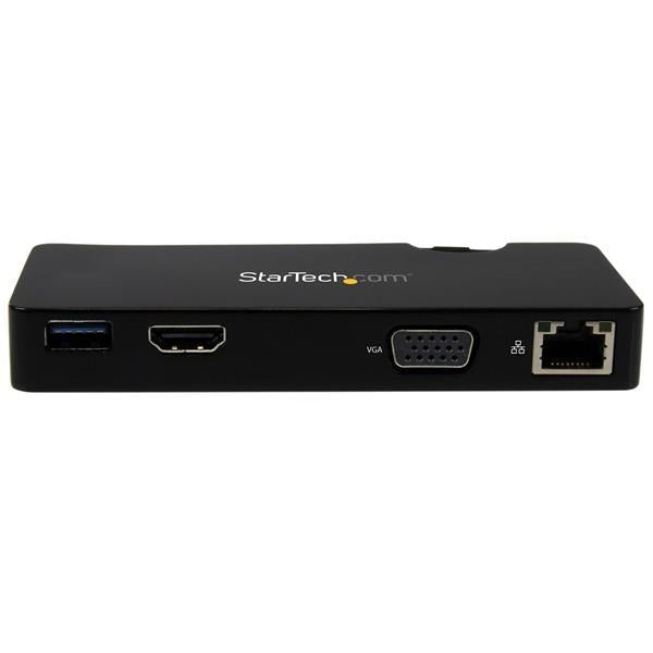 StarTech Travel Docking Station for Laptops - HDMI or VGA - USB 3.0 (USB3SMDOCKHV) - V&L Canada
