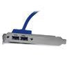 StarTech 2 Port USB 3.0 A Female Slot Plate Adapter (USB3SPLATE) - V&L Canada