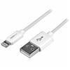 StarTech USB to Lightning Cable - Apple MFi Certified - 1 m (3 ft.) - White (USBLT1MW) - V&L Canada