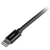 StarTech  USB to Lightning Cable - Apple MFi Certified - Long - 2 m (6 ft.) - Black (USBLT2MB) - V&L Canada