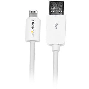 StarTech USB to Lightning Cable - Apple MFi Certified - Long - 3 m (10 ft.) - White (USBLT3MW) - V&L Canada