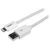 StarTech USB to Lightning Cable - Apple MFi Certified - Long - 3 m (10 ft.) - White (USBLT3MW) - V&L Canada