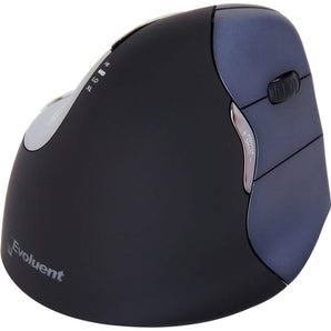 Evoluent Vertical Mouse 4 Wireless, Right Handed Model, Standard Size, Black Hou (VM4RW)