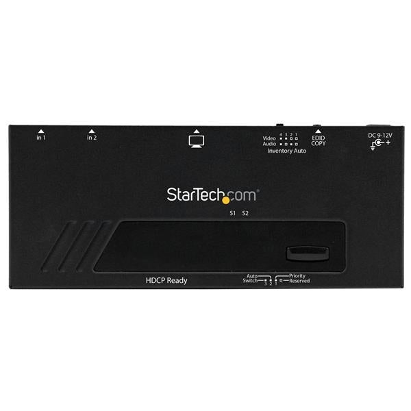 StarTech 2 Port HDMI Switch w/ Automatic and Priority Switching - 1080p (VS221HDQ) - V&L Canada