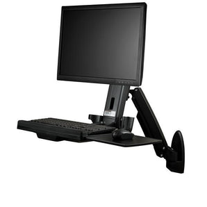 StarTech Wall-Mounted Sit-Stand Desk - Single Monitor (WALLSTS1) - V&L Canada