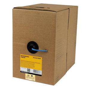 StarTech Bulk Cat 5e Ethernet Cable - 500 ft. - Solid - Plenum CMP - Blue (WIR5ECMPHBL) - V&L Canada