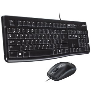 Logitech MK120 Desktop Keyboard and Mouse Combo USB - Black - V&L Canada