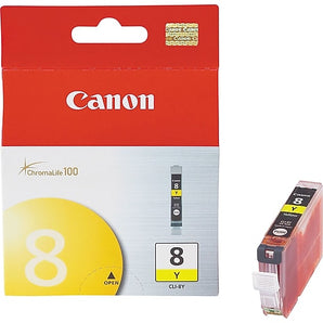 Canon CLI 8 Yellow Ink Cartridge, Standard (0623B002)