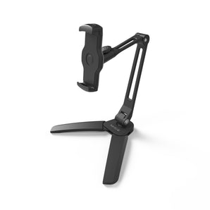 Kanto DS250 Universal Phone and Tablet Stand with Extended Arm and Mounting Bracket, Black/White