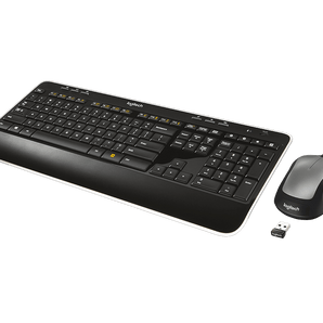 Logitech MK520 2.4 GHz Wireless  Keyboard and Laser Soft Rubber Grip Mouse Combo - V&L Canada