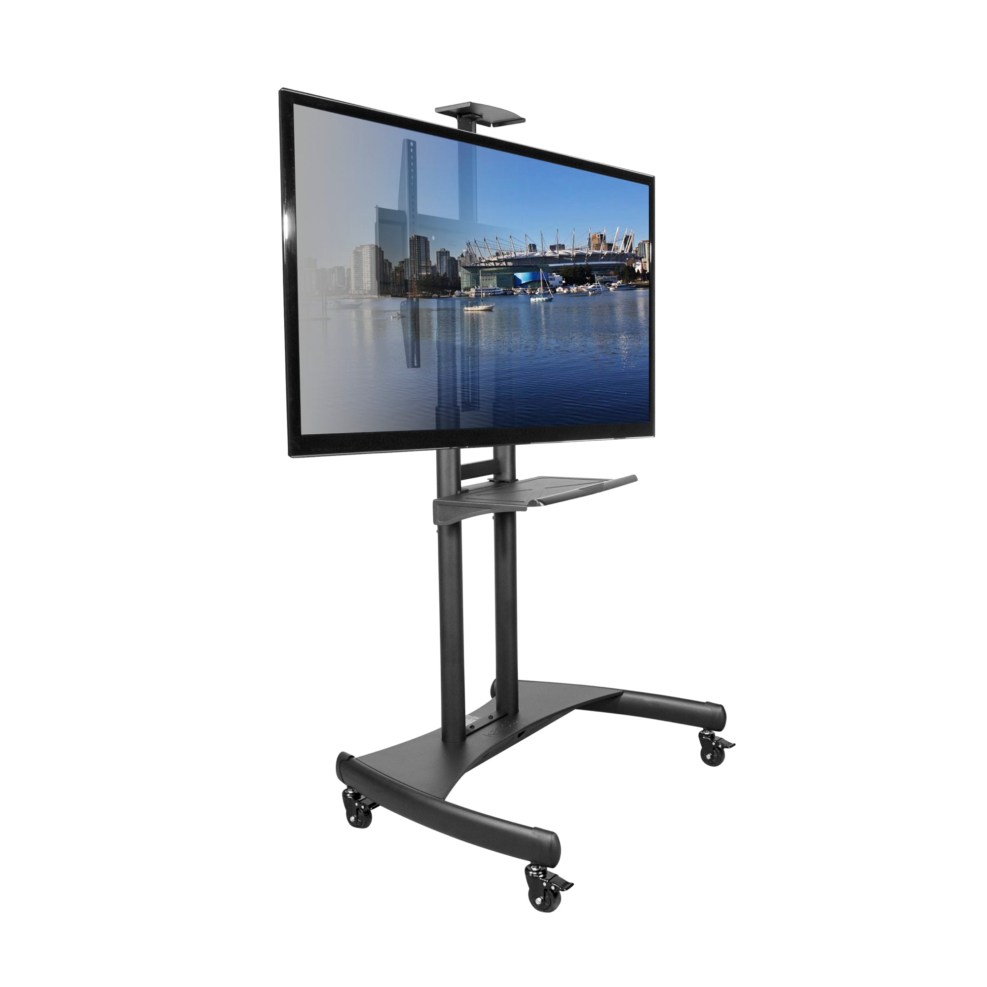 Kanto MTM82PL Mobile TV Mount with Adjustable Shelf for 50-inch to 82-inch TVs - V&L Canada